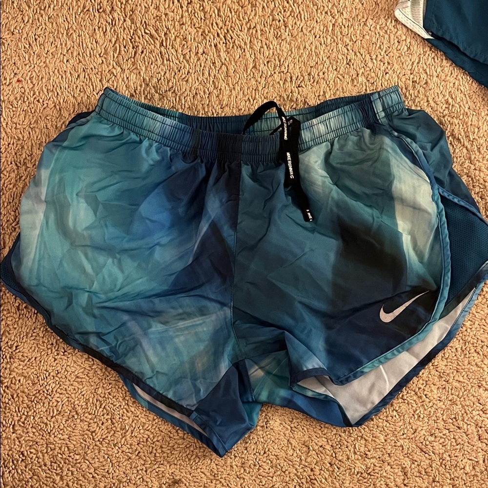 Nike Women's Gradient Blue Athletic Shorts